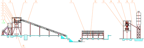 Belt conveyor for Concrete batching plant