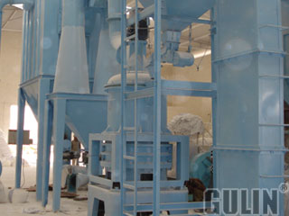 Agitated ball mill grinding flow process