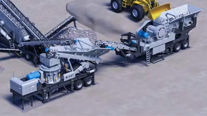 150t/h Hard Rock Portable Crushing Plant
