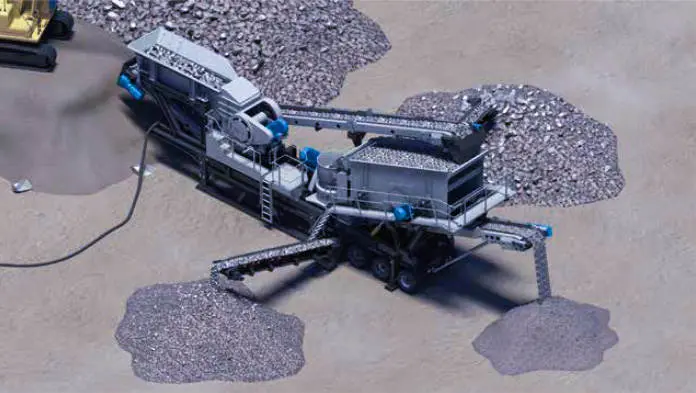 150t/h Soft Rock Portable Crushing Plant