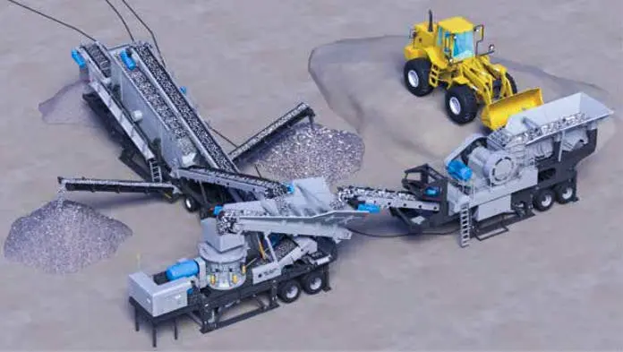 200t/h Hard Rock Portable Crushing Plant