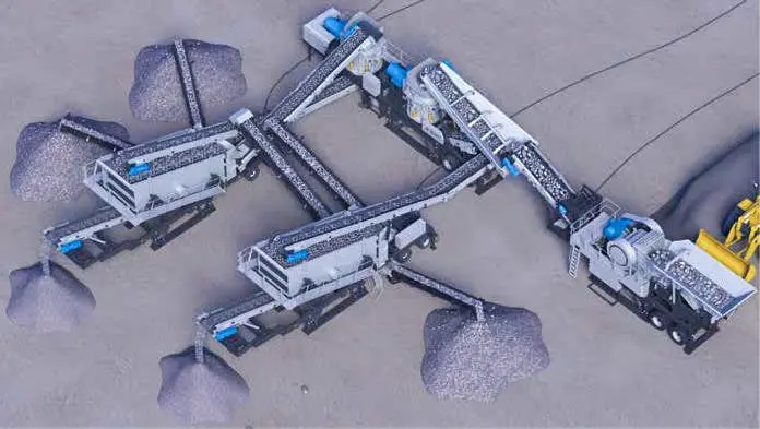 300t/h Hard Rock Portable Crushing Plant
