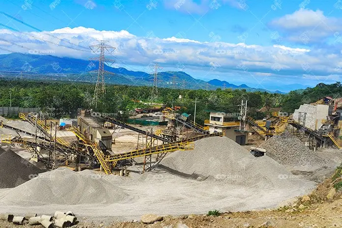 The Philippines 200TPH Granite Crushing Plant